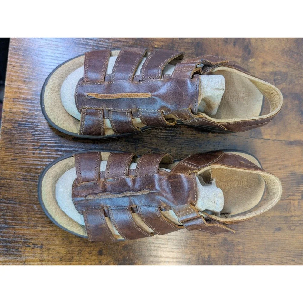 Timberland Altamont 2.0 Fisherman Sandals Men's Size 10 Brown Leather 3759A